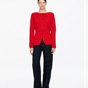 Arket Merino Wool Cardigan Size-Large